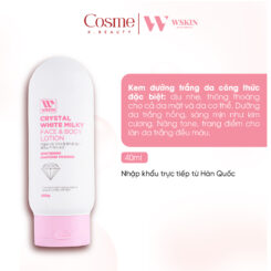 Kem body dưỡng trắng Wskin Crystal White Milky Face & Body
